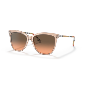 ORANGE GRADIENT LIGHT GARY LENSES WITH PEACH FRAME