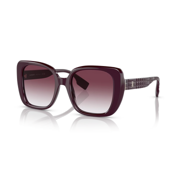 VIOLET GRADIENT LENSES WITH BORDEAUX FRAME