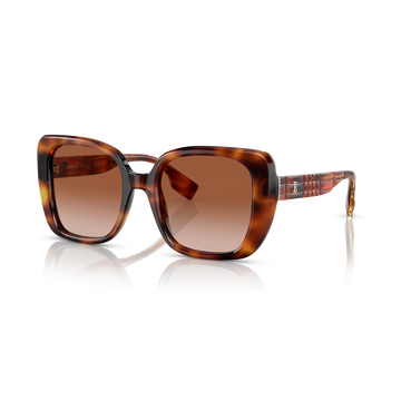 BROWN GRADIENT LENSES WITH HAVANA FRAME