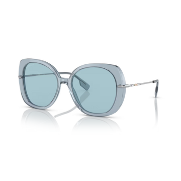 LIGHT BLUE LENSES WITH TRANSPARENT BLUE FRAME