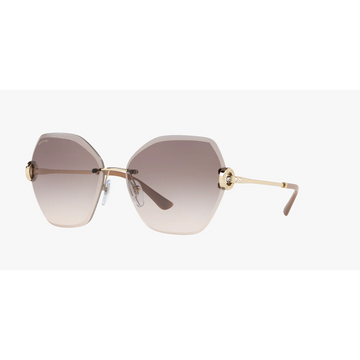 BROWN LENSES WITH GOLD FRAME