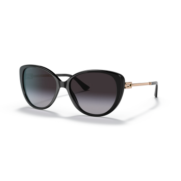 GRAY GRADIENT LENSES WITH BLACK FRAME
