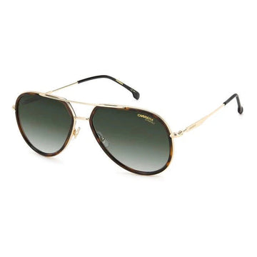 GREEN GRADIENT LENSES WITH GOLD HAVANA FRAME
