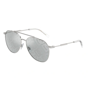 GRAY LENSES WITH SILVER FRAME