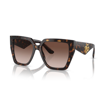 BROWN GRADIENT LENSES WITH HAVANA FRAME