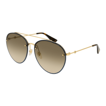 BROW GRADIENT LENSES WITH GOLD FRAME