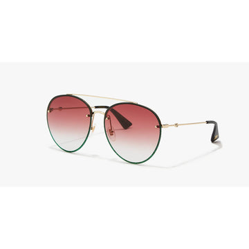 PINK GRADIENT LENSES WITH GOLD FRAME