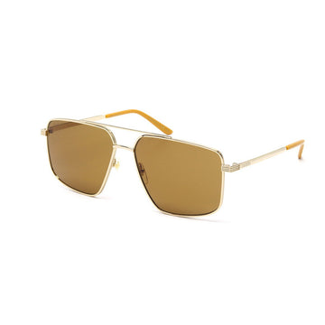 BROWN LENSES WITH GOLD FRAME