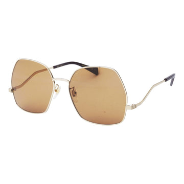 BROWN LENSES WITH GOLD FRAME