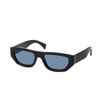 BLUE POLARIZED MIRROR LENSES WITH BLACK FRAME