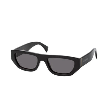 SOLID GRAY LENSES WITH BLACK FRAME