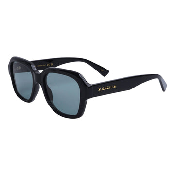 LIGHT BLUE LENSES WITH BLACK FRAME