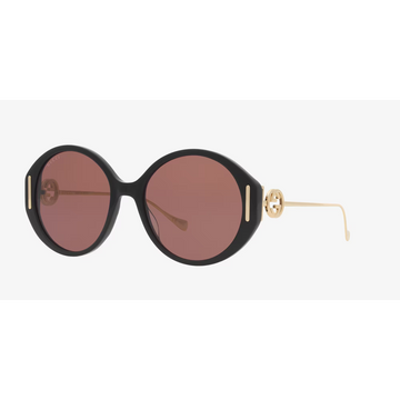 BLACK FRAME WITH PINK LENSES