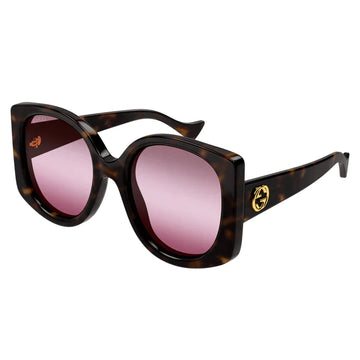 PINK LENSES WITH DARK BROWN FRAME