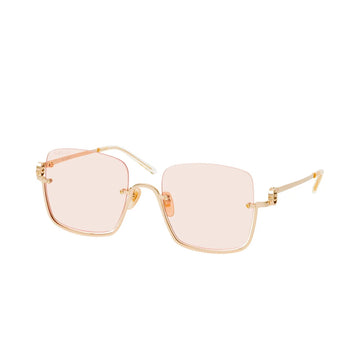 LIGHT PINK LENSES WITH GOLD FRAME