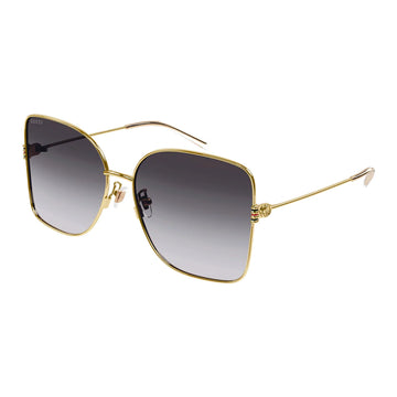 GRAY GRADIENT LENSES WITH GOLD FRAME