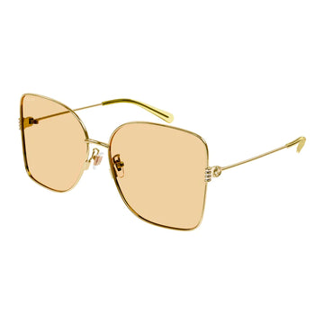 LIGHT YELLOW LENSES WITH GOLD FRAME
