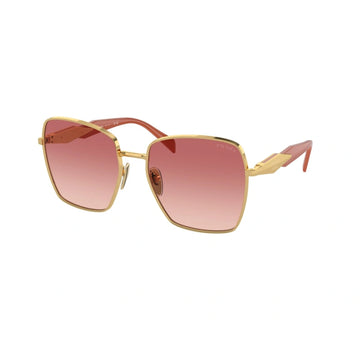 GRADIENT PINK LENSES WITH GOLD FRAME