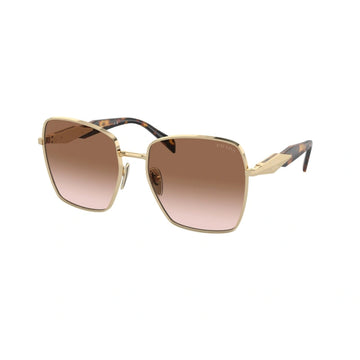 BROWN GRADIENT LENSES WITH GOLD FRAME