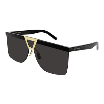 SOLID BLACK LENSES WITH BLACK FRAME
