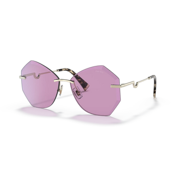 PURPLE WITH GOLD FRAME