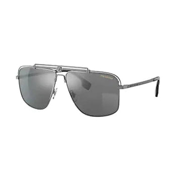 GRAY POLARIZED LENSES WITH SILVIR GREY FRAME