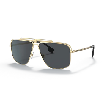 BLACK LENSES WITH GOLD FRAME