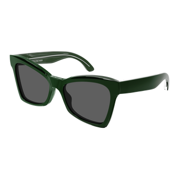 SOLID GRAY LENSES WITH GREEN FRAME